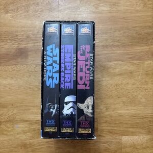 Fox Video VHS StarWars Trilogy THX Digitally Mastered